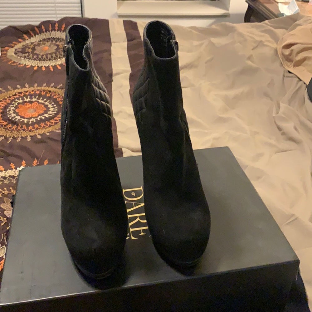 Suede & Leather ankle boot